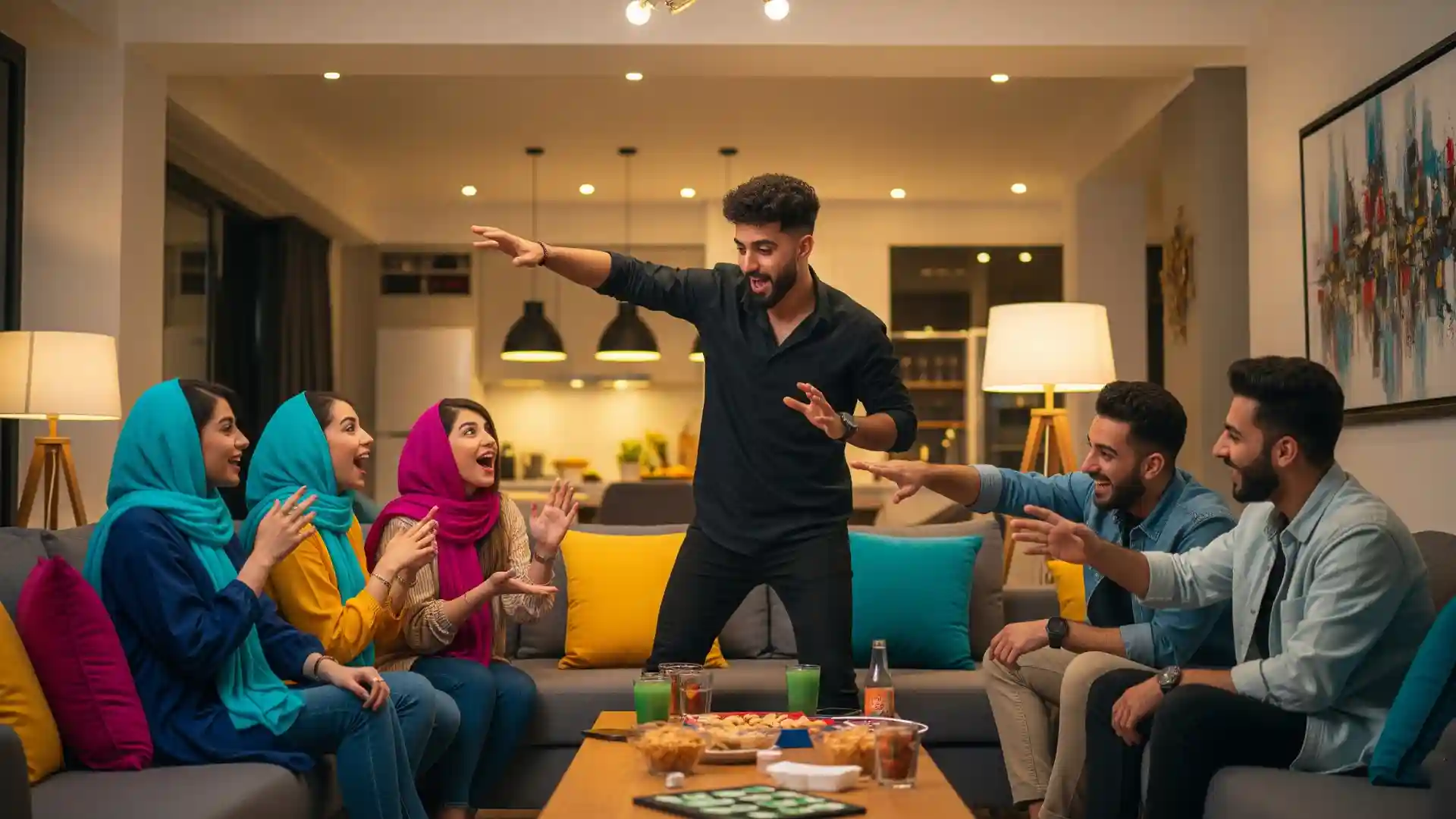 بازی‌های گروهی دورهمی مانند پانتومیم